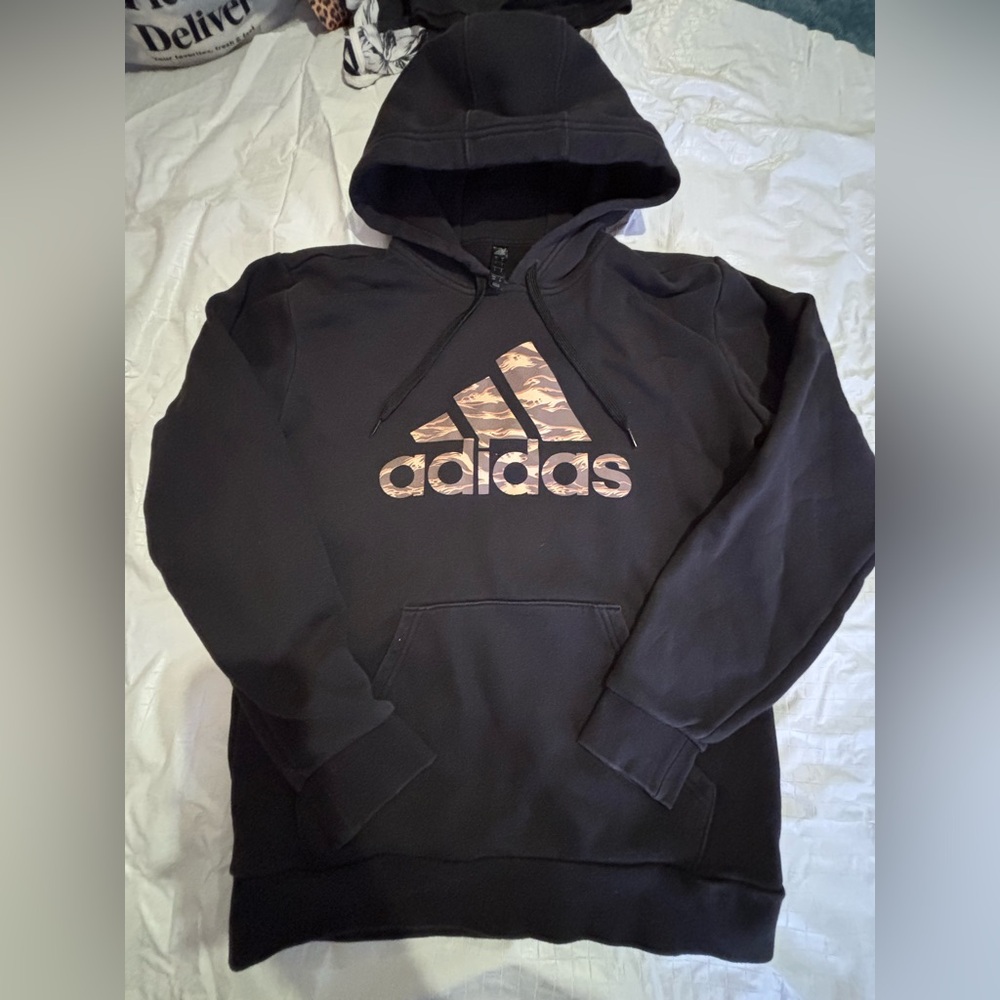 Adidas Hoodie Black Size Small